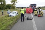 Śmiertelne potrącenie rowerzystki w miejscowości Dęby Wolskie (gmina Rusiec)