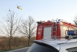Groźny wypadek pod Wrocławiem. Lądował śmigłowiec LPR