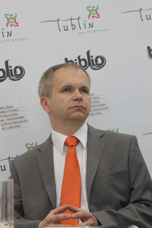 Piotr Tokarczuk, dyrektor Miejskiej Biblioteki Publicznej im. Łopacińskiego w Lublinie