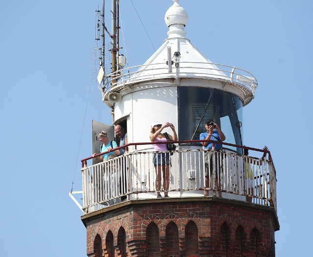 Turyści już mogą spoglądać na Ustkę z latarni morskiej.