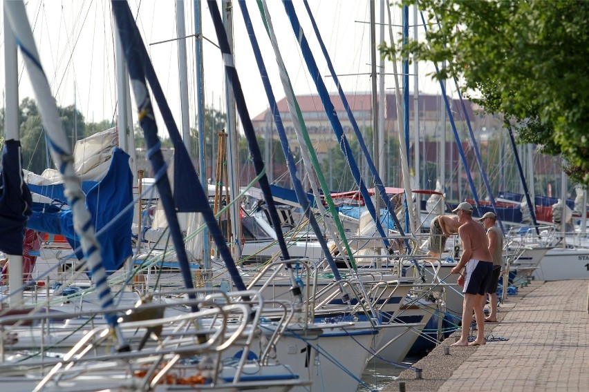 Port w Mikołajkach.