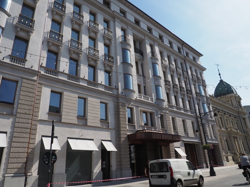 Grand Hotel przy ul. Piotrkowskiej w Łodzi jest niemal gotowy do otwarcia. Już przyjmowane są rezerwacje na 2024 rok ZDJĘCIA