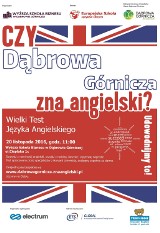 Dąbrowa Górnicza: wielki test z języka angielskiego dla mieszkańców!