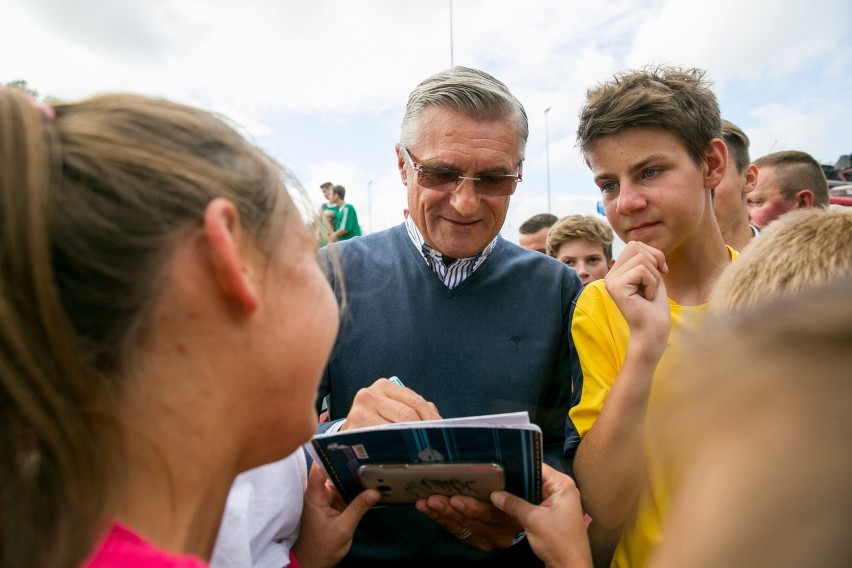 Adam Nawałka w Rudawie podczas  jubileuszu 70-lecia klubu...