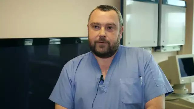 Dr Marcin Kubiak był jednym z lekarzy przeprowadzających operację