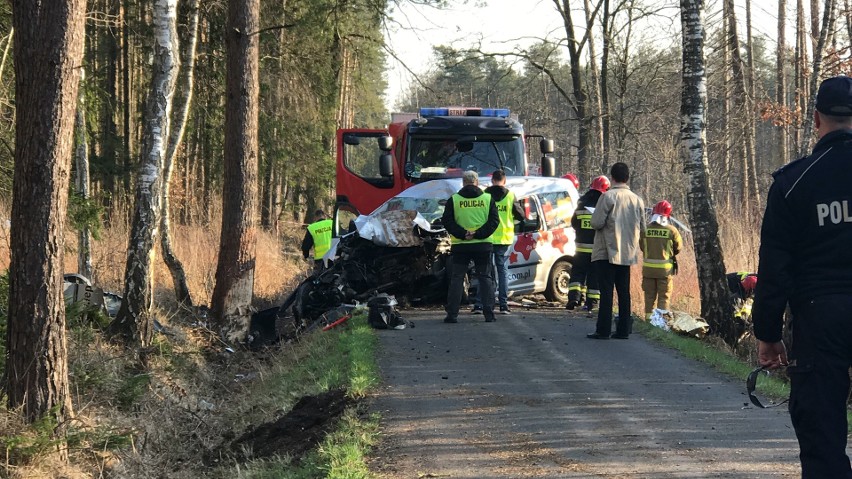 Wypadek w Suchym Borze. Nie żyje 46-letnia kobieta.