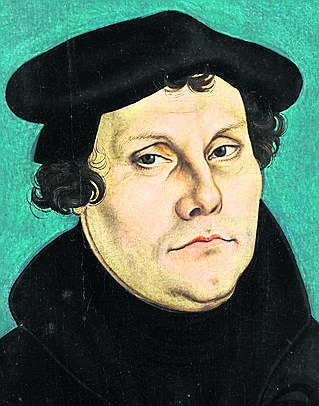 Portret Marcina Lutra autorstwa Lucasa Cranacha.
