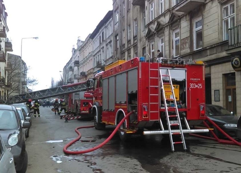 Podczas akcji gaśniczej odcinek ul. Zarzewskiej był...