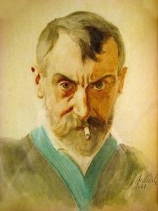 Stanisław Dębicki - autoportret Fot. Wojciech T. Bednarski