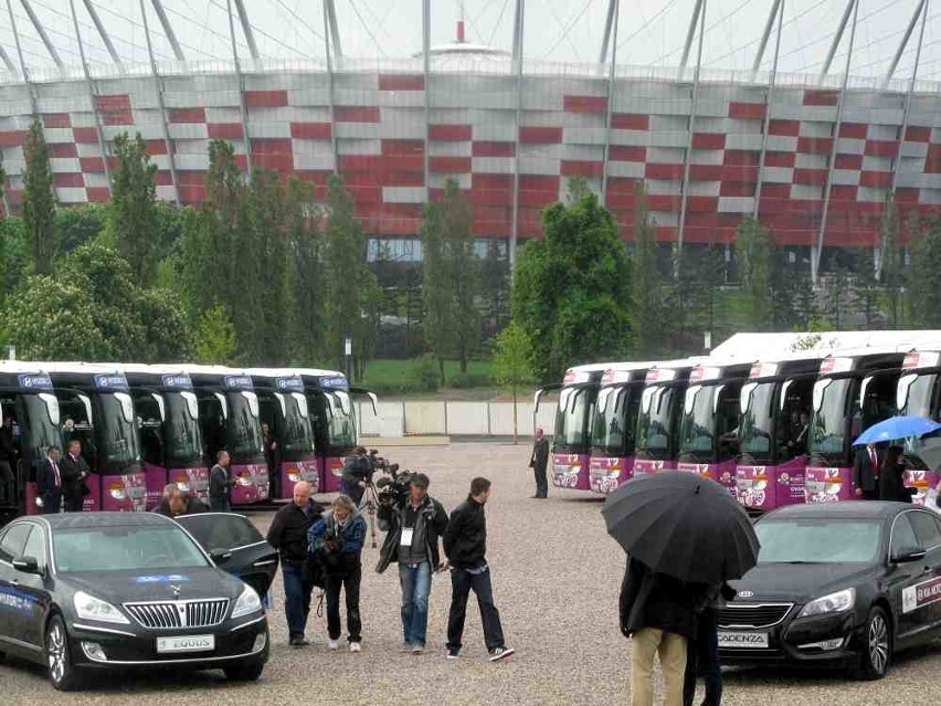 Flota autokarów reprezentacji na Euro 2012