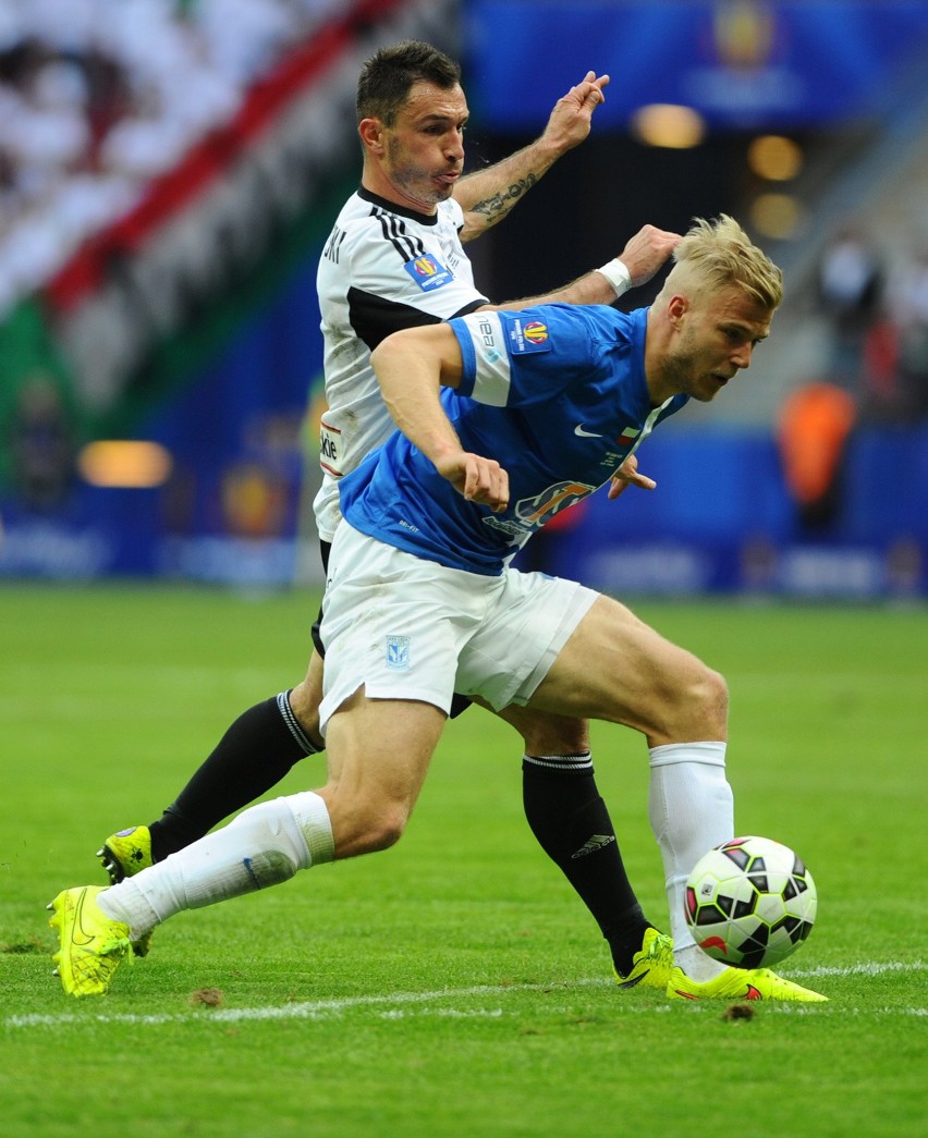 Legia Warszawa pokonała w finale Lecha Poznań na Stadionie...