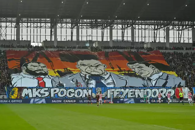 Oprawa Pogoni i Feyenoordu