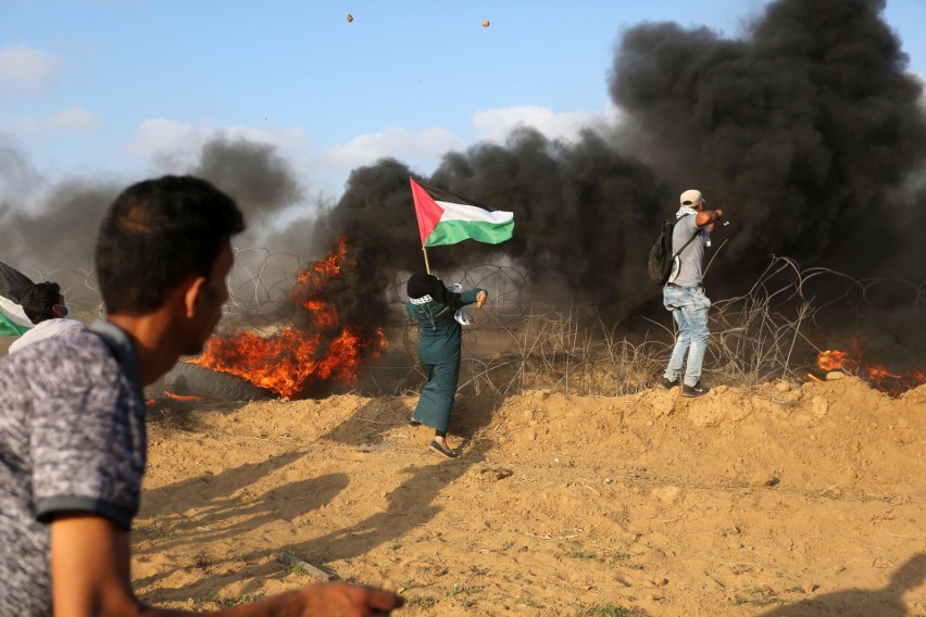 Zamieszki na granicy Strefy Gazy
