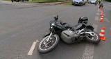 S11: Wypadek motocyklisty na węźle Poznań-Ławica
