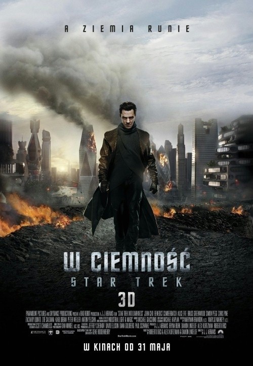 W ciemność. Star Trek, USA, s-f, 129 min., reż. J.J. Abrams, wyst. Chris Pine, Zachary Quinto, Zoe Saldana, Benedict Cumberbatch, dystr. UIP