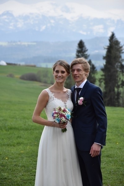 Dawid i Marta Kubaccy pobrali się w 2019 roku w podhalańskim...