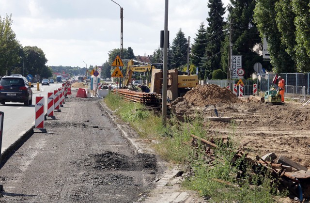 Są utrudnienia z wjazdem w ulicę Wiejską i Tytoniową w związku z pracami modernizacyjnymi sieci tramwajowej w Grudziądzu.