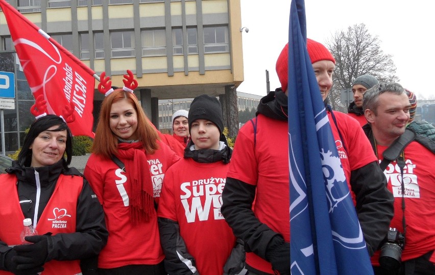 Marsz Otwartych Serc w Tychach. Wolontariusze Szlachetnej...