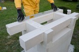 Budowa grilla z bloczków z betonu komórkowego