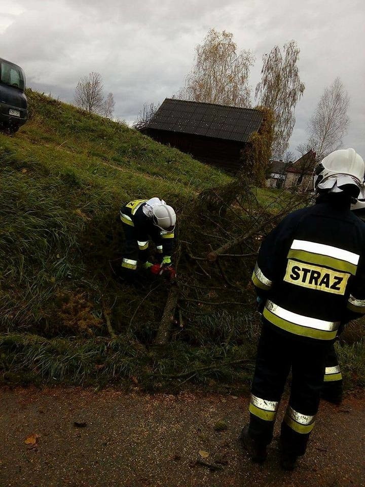 Wichura szalała w powiecie brzeskim