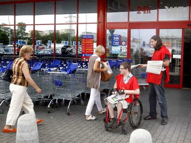 Do protestu przed Tesco doszło we wtorek