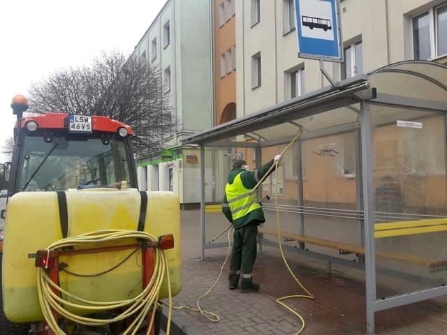 Ulice, przystanki, domy. Dezynfekcje w Świdniku i Lublinie