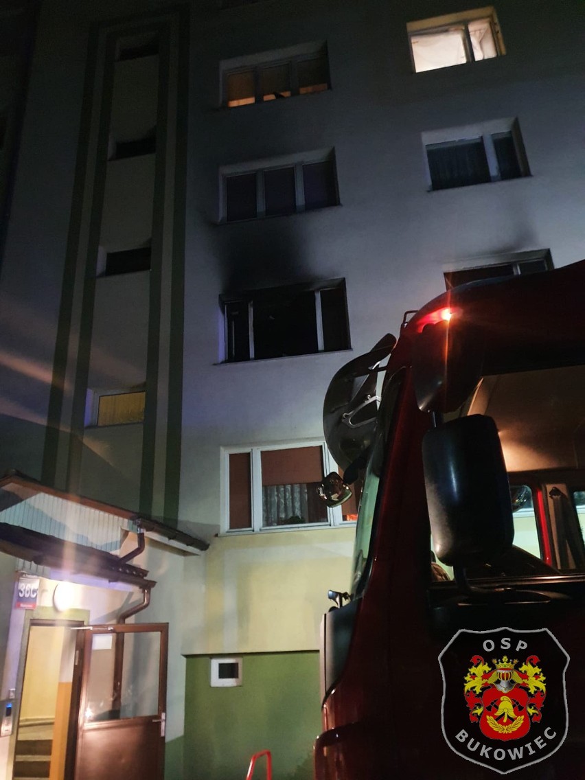 Pożar na ul. Piastowskiej wstrząsnął Międzyrzeczem
