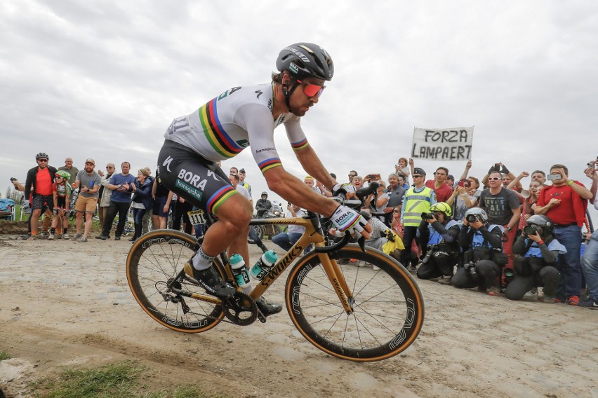 Paryż-Roubaix: Peter Sagan najmocniejszy w wyścigu nazywanym Piekłem Północy. Słowak uciekł innym faworytom prawie 50 km przed metą 