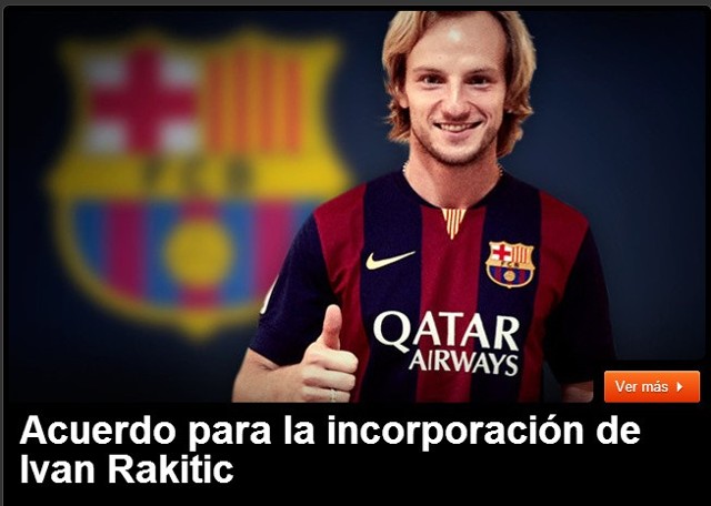 Ivan Rakitić został nowym piłkarzem FC Barcelony!