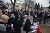 Czarny piątek w Zduńskiej Woli. Protest przeciw zaostrzeniu prawa aborcyjnego [zdjęcia]