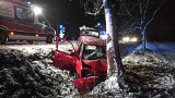 Pow. pszczyński: Tragiczny wypadek w Ćwiklicach. Kierowca osobówki uderzył w drzewo. Zginął na miejscu