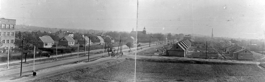 Ulica Kunickiego, lata 50., domy pracowników Miejskiej i...