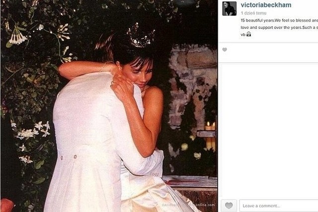 Victoria i David Beckham - 15 lat temu (fot. screen z Instagram.com)