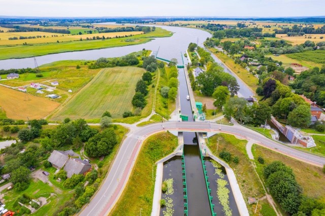 Przebudowa stopnia wodnego Przegalina to największe z pięciu zadań realizowanych w ramach projektu. Śluza Przegalina położona jest na południowo-wschodnim krańcu Wyspy Sobieszewskiej w Gdańsku, na styku Wisły i Martwej Wisły.