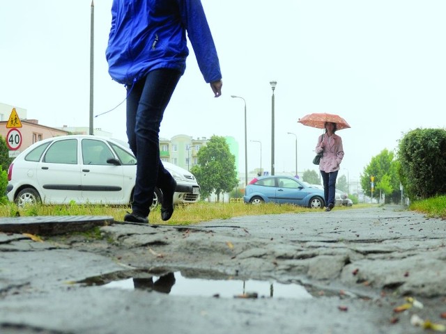 Taka pogoda, jaką mieliśmy w połowie tygodnia, nie ułatwia życia mieszkańcom Glinek 119.