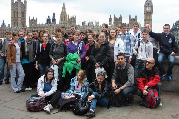 Gimnazjaliści z Osięcin w Londynie