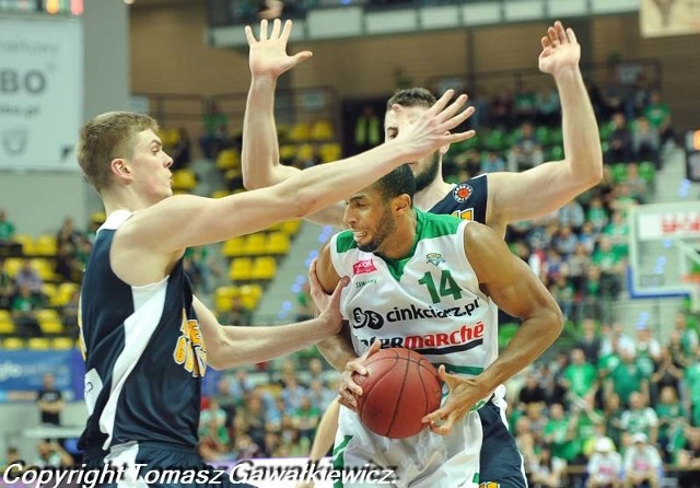 Zielona Góra. Koszykówka. Tauron Basket Liga pierwszy mecz fazy play off Stelmet vs Asseco Gdynia 79:72
