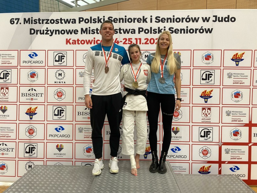 Judocy z Poznania podczas tegorocznych mistrzostw Polski w...