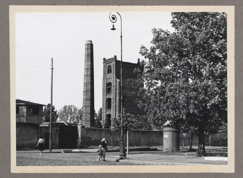 Dawna fabryka Abbego na Radogoszczu, w czasie wojny...