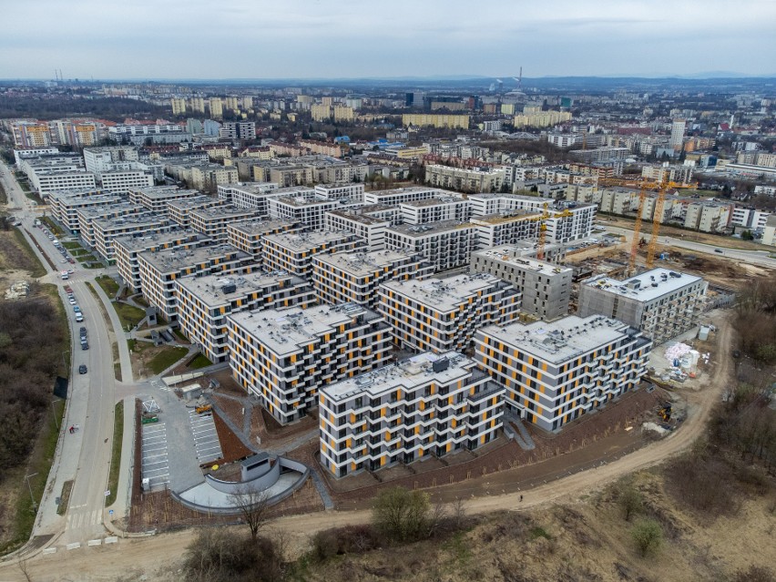 Kraków, osiedle Ozon rozbudowywane przy ul. Banacha