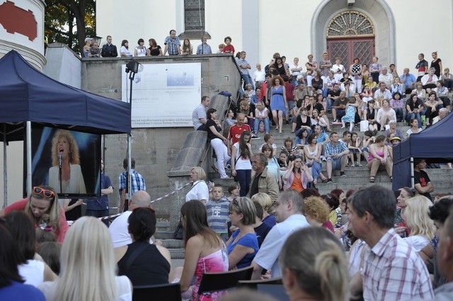 Opolanie oglądali festiwal również w specjalnej strefie.