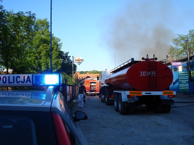 Groźny pożar przy ul. Kosynierów Gdyńskich w Gorzowie