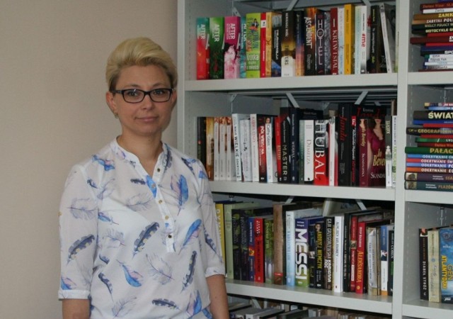 Marta Wójcik - dyrektor biblioteki w Wąsewie