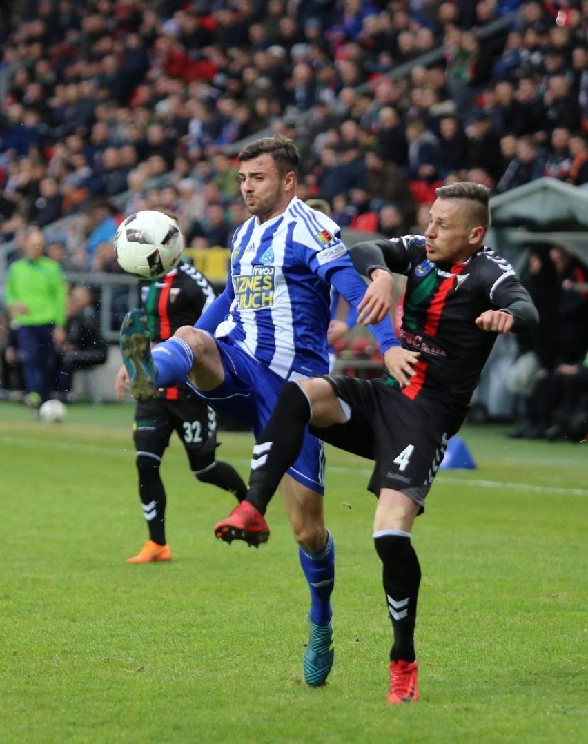 Mateusz Majewski w barwach Ruchu Chorzów