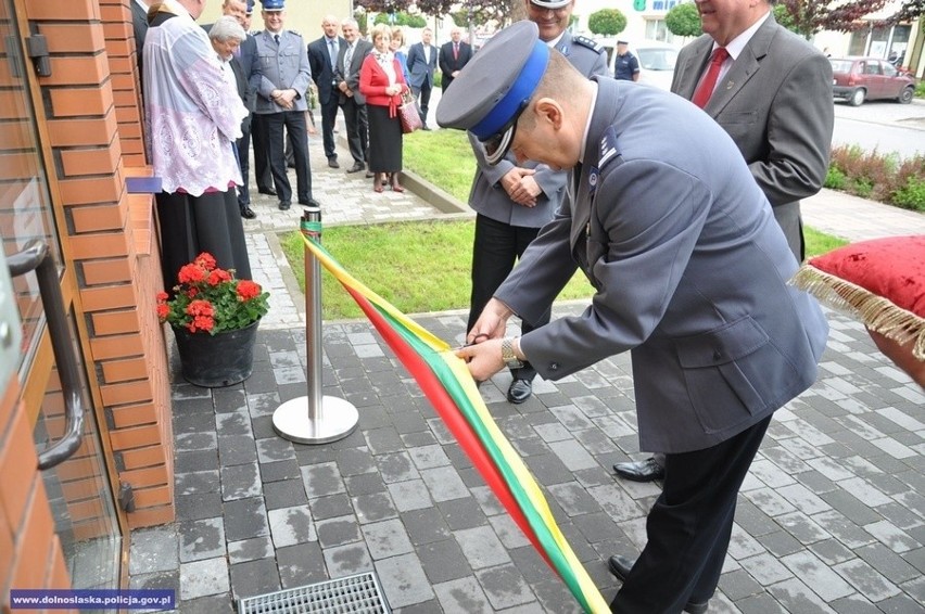 Uroczyste otwarcie posterunku w Kobierzycach