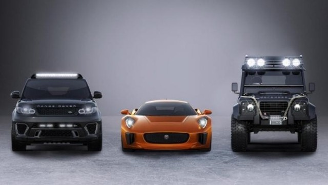Samochody firmy Jaguar Land Rover, wykorzystane w filmie Spectre / Fot. Jaguar Land Rover