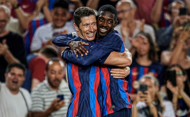 Robert Lewandowski i Ousmane Dembele – zabójczy duet snajperski FC Barcelony