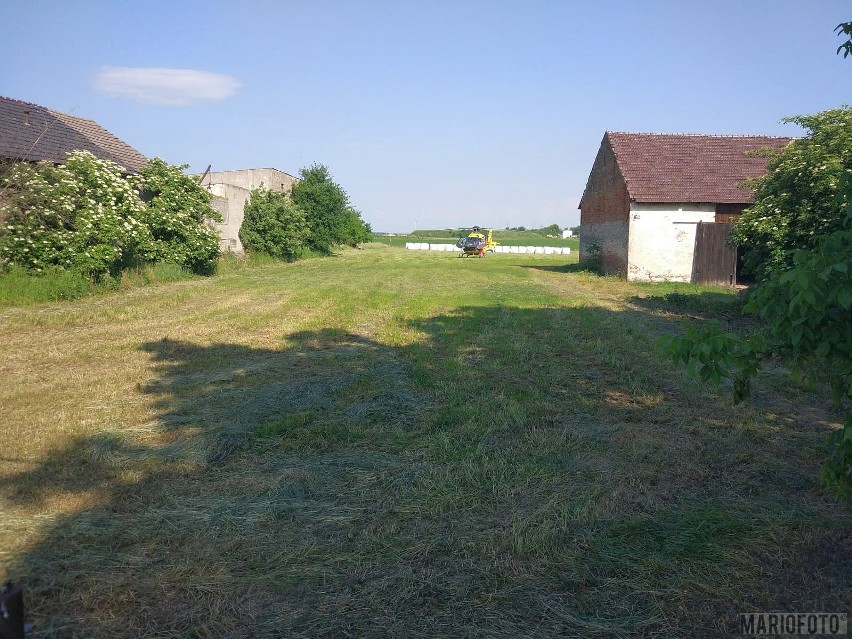 Na miejsce wezwano śmigłowiec Lotniczego Pogotowia...