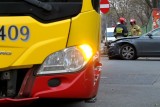 Wypadek autobusu MPK i audi na Wejherowskiej (ZDJĘCIA)