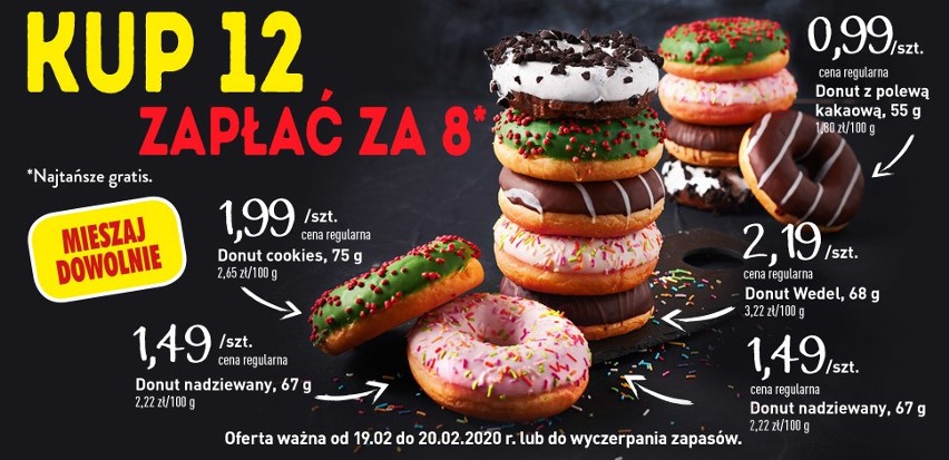 Regularna cena za pączka w Biedronce wynosi 98 groszy,...